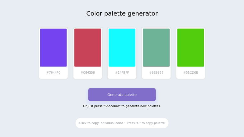 preview Color Generator