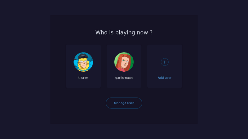 preview User Select