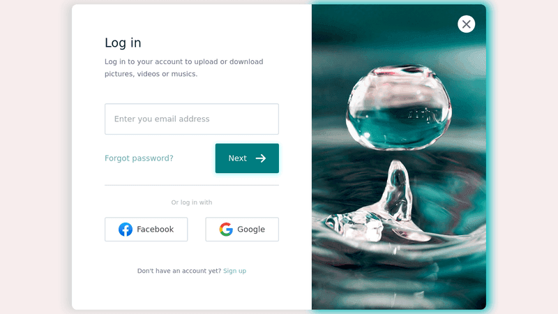 preview Login Card