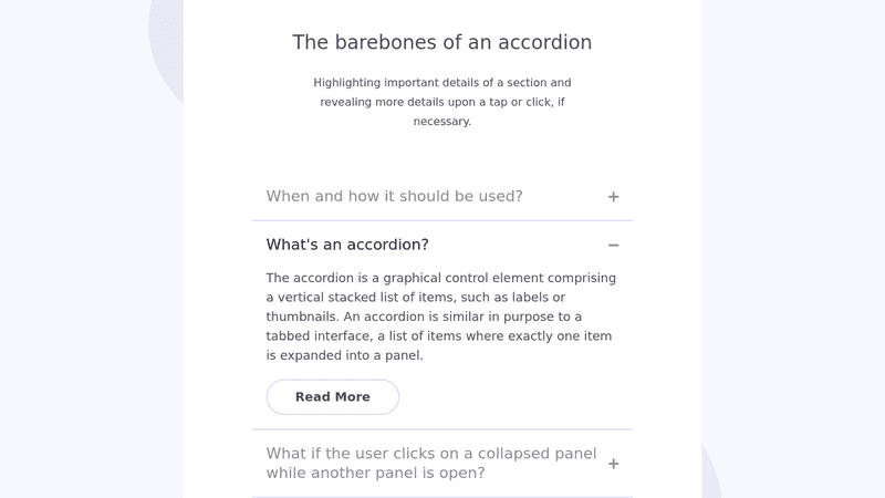 preview Accordion